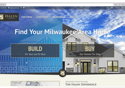 Halen Homes Website Redesign